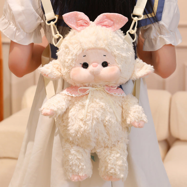 Plush Backpack in Cute Rabbit Design Bowlift