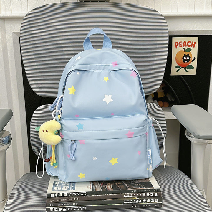 Fun Star Patterned Backpack Bowlift
