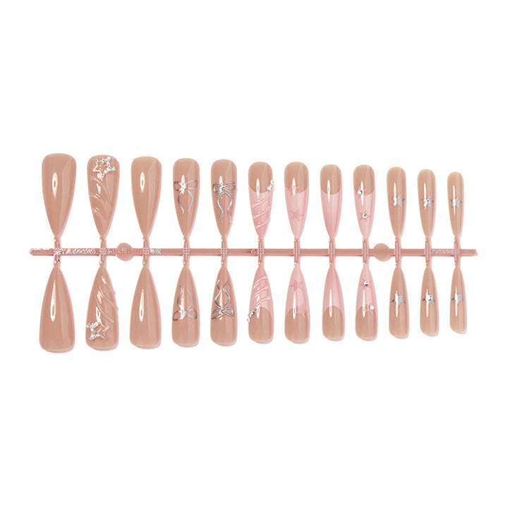 Nail set with glamour design Bowlift