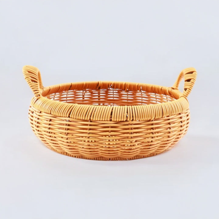Women's storage basket with handle made of willow Bowlift