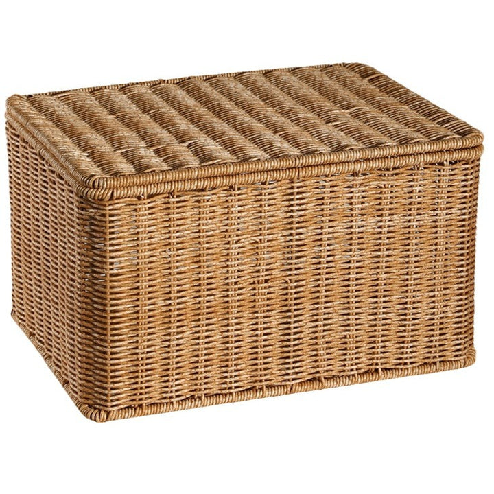 Handcrafted Rectangular Wicker Storage Box Bowlift