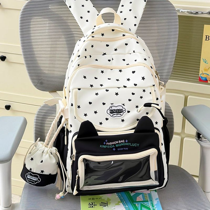 Trendy Cat Ear Design Backpack