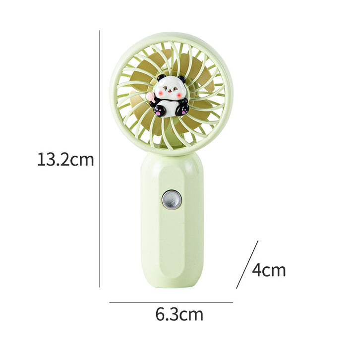 Women's Portable Hand Fan with Cute Panda Design Bowlift