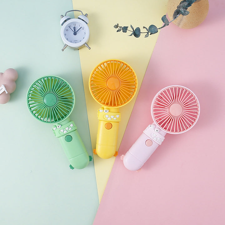 Unisex funny handheld fan with animal design and multiple speed settings Bowlift