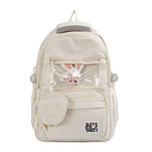 Multi-Functional Transparent Pocket Backpack Bowlift