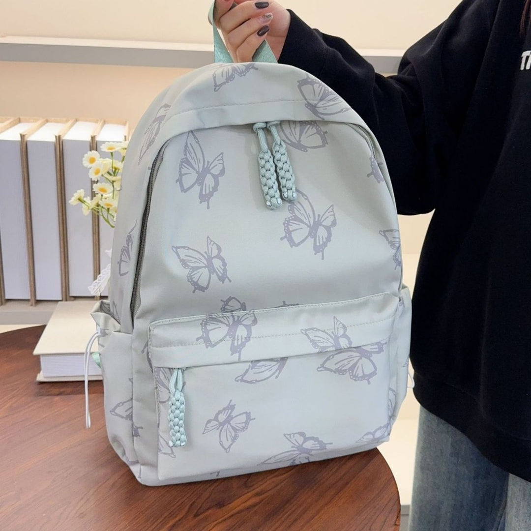 Backpack with Playful Butterfly Design Bowlift