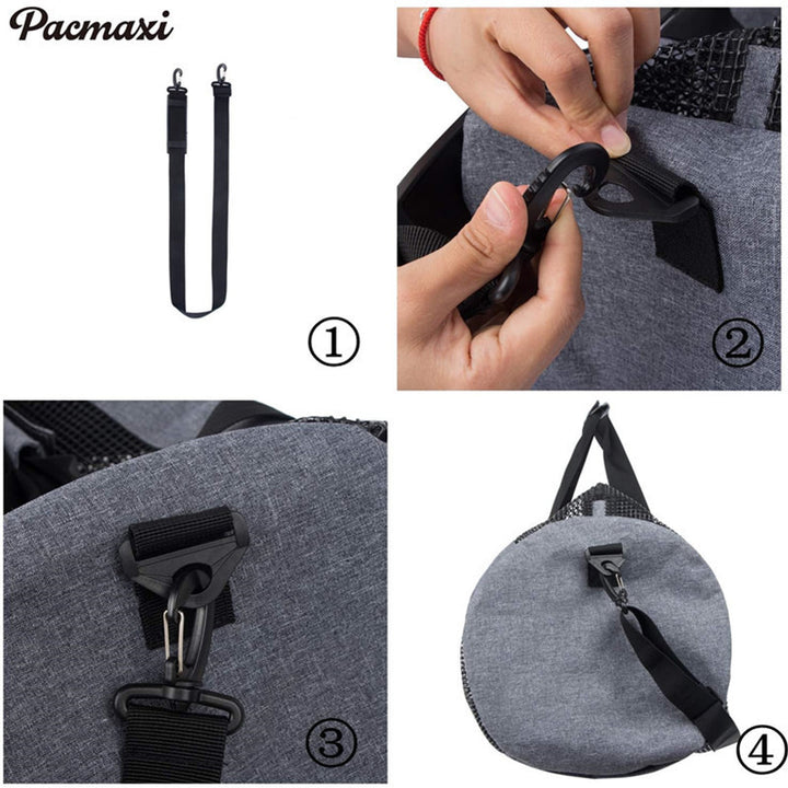 Mesh Sports Equipment Duffle Bag Bowlift