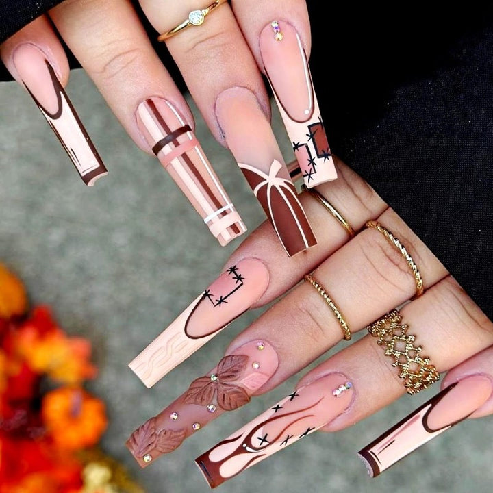 Elegant modern style artificial nails Bowlift