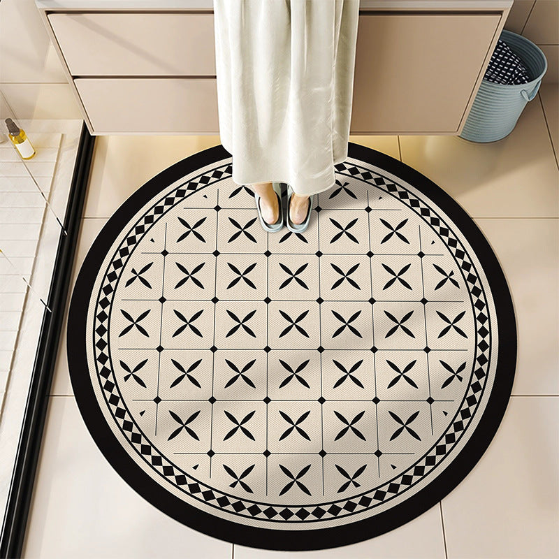 Round Decorative Bath Mat Bowlift
