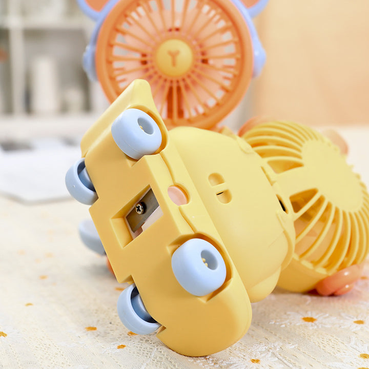 Usb Handy Fan with Cute Animal Design Bowlift