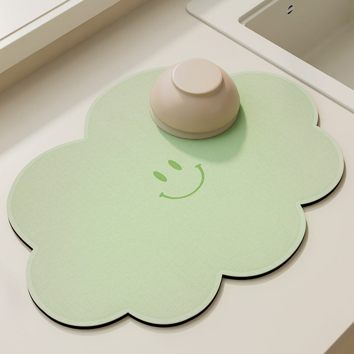 Cute Cloud Shaped Kitchen Counter Mat Bowlift
