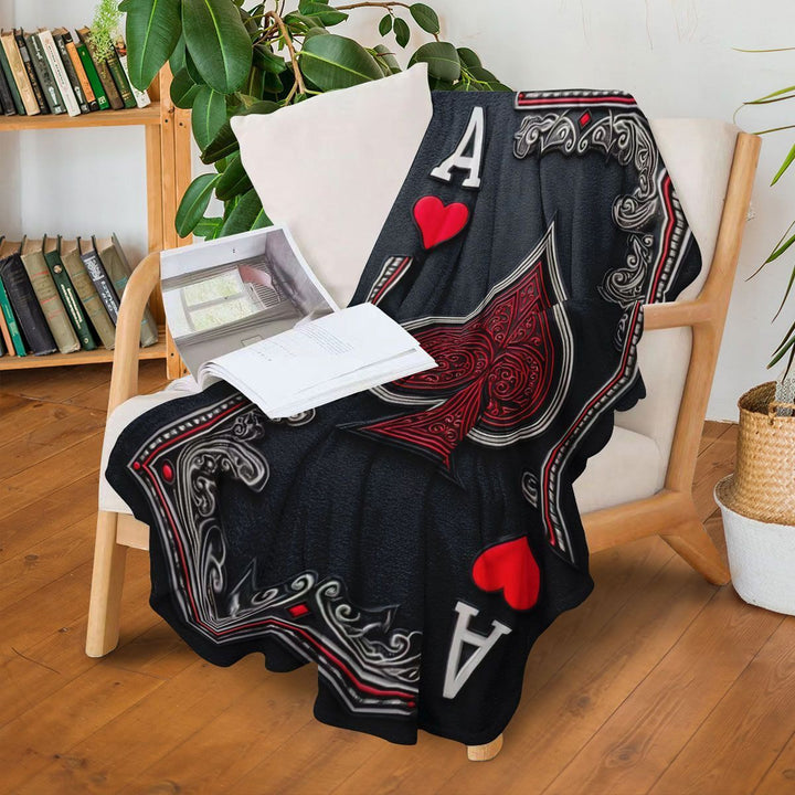 Luxurious Casino Theme Plush Blanket