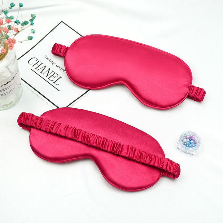Unisex nan luxurious satin sleep mask with adjustable elastic band and soft padding Bowlift