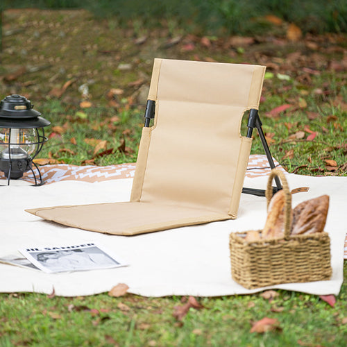 Foldable Outdoor Seat with Adjustable Backrest Bowlift