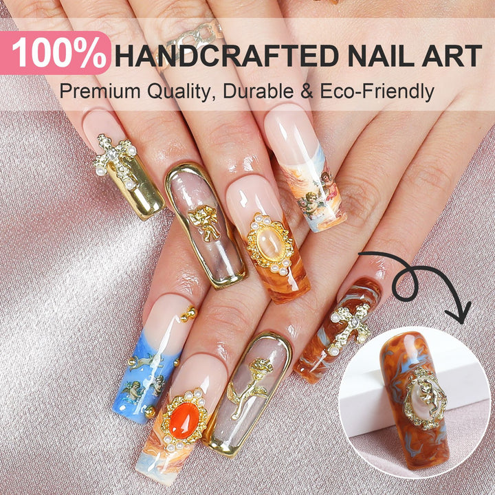 Creative nail art set with luxurious decorations Bowlift