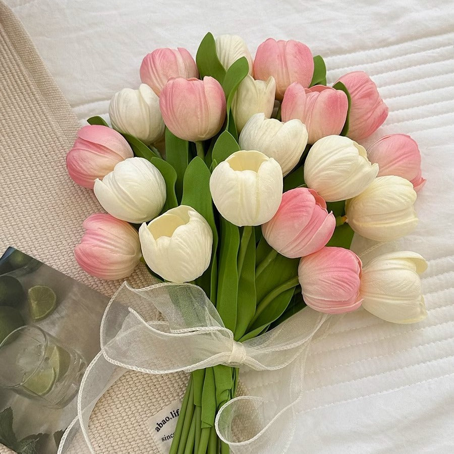 Decorative Faux Tulip Bouquet