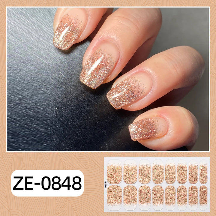 Glitter Ombre Nail Wraps