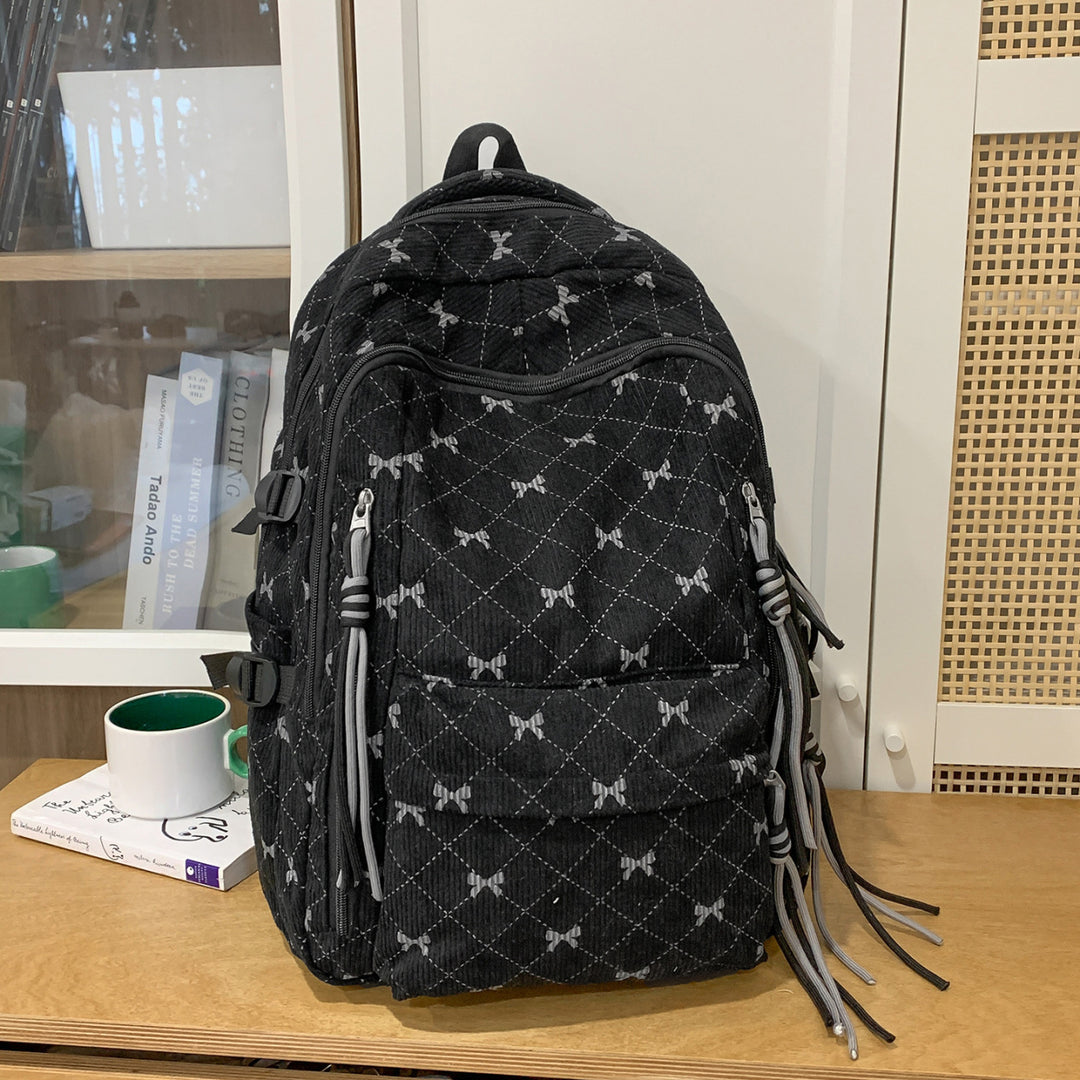 Stylish Quilted Backpack Bowlift