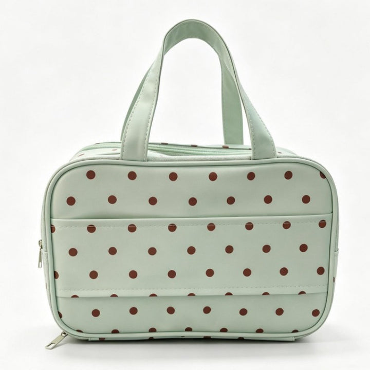 Insulated Polka Dot Lunch Carrier Bowlift