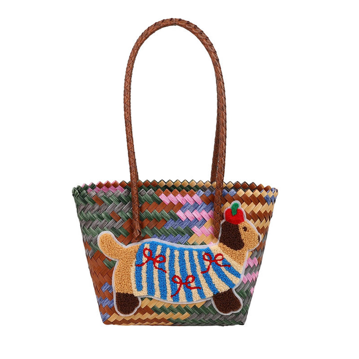 Shoulder bag with playful dog motif Bowlift