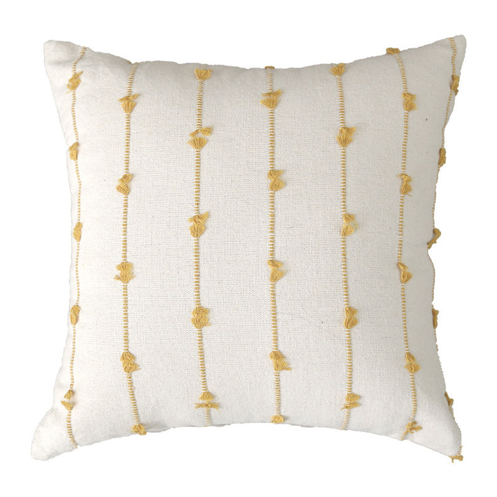 Textured Cotton Accent Pillow