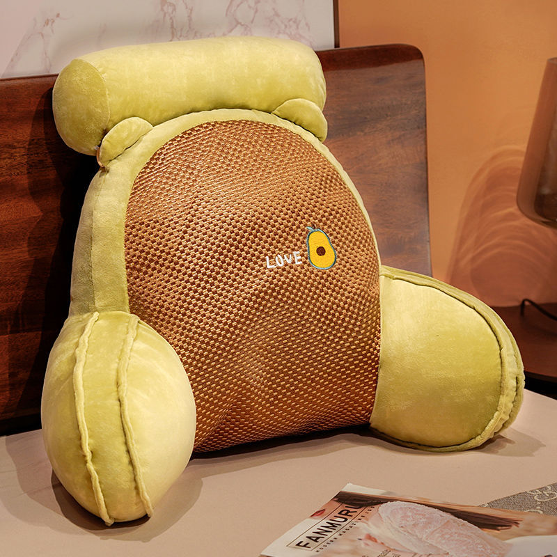 Cozy back support pillow with bear motifs Bowlift
