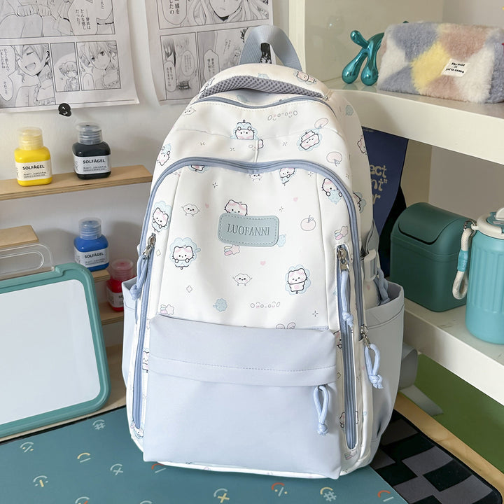 Cute Illustrated Character Backpack Bowlift