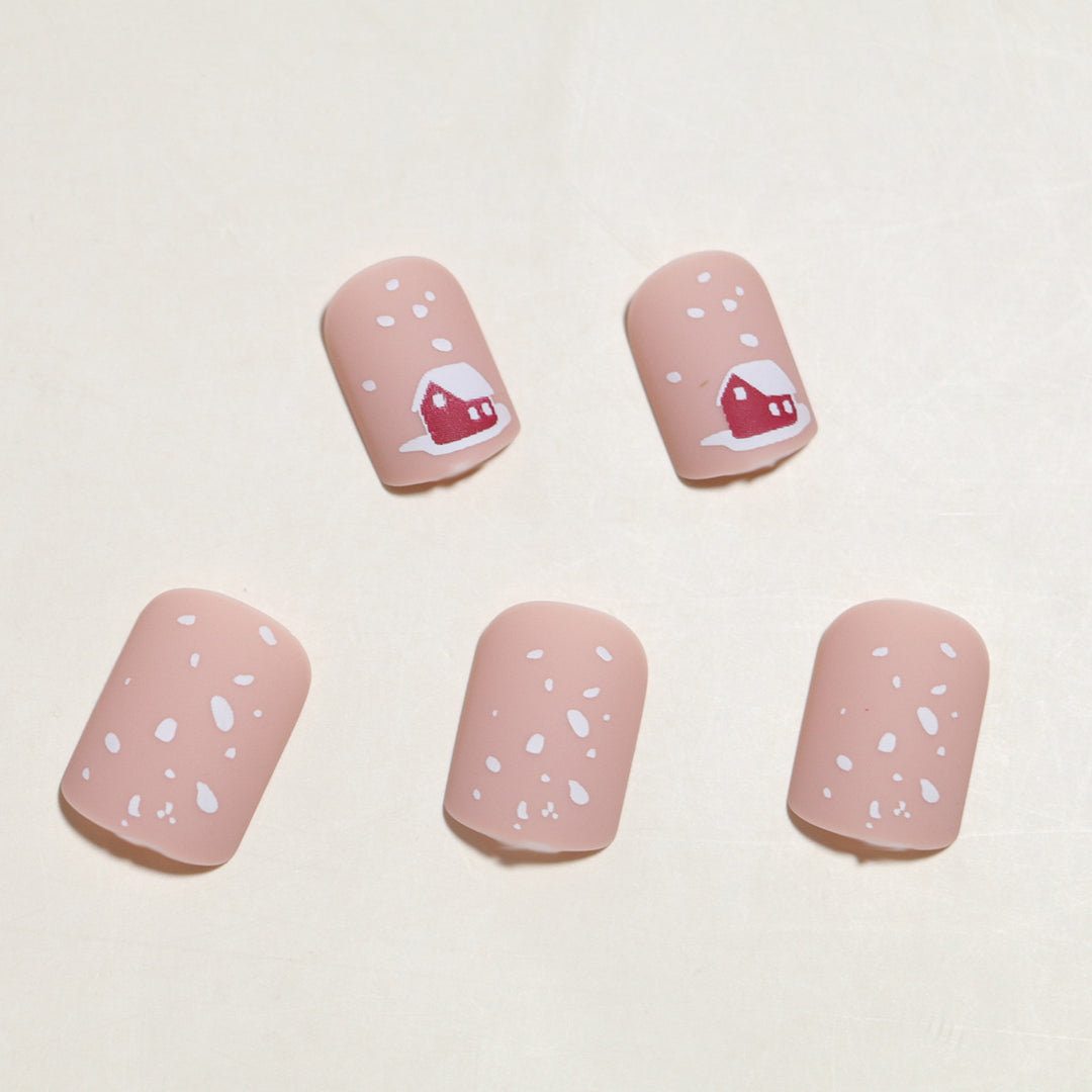 Creative Themed Press-On Nails Bowlift