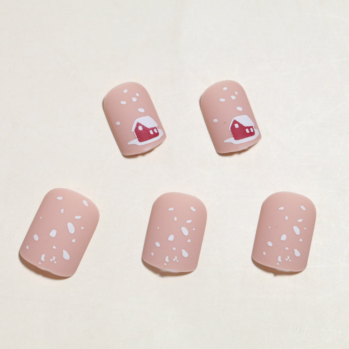 Creative Themed Press-On Nails Bowlift