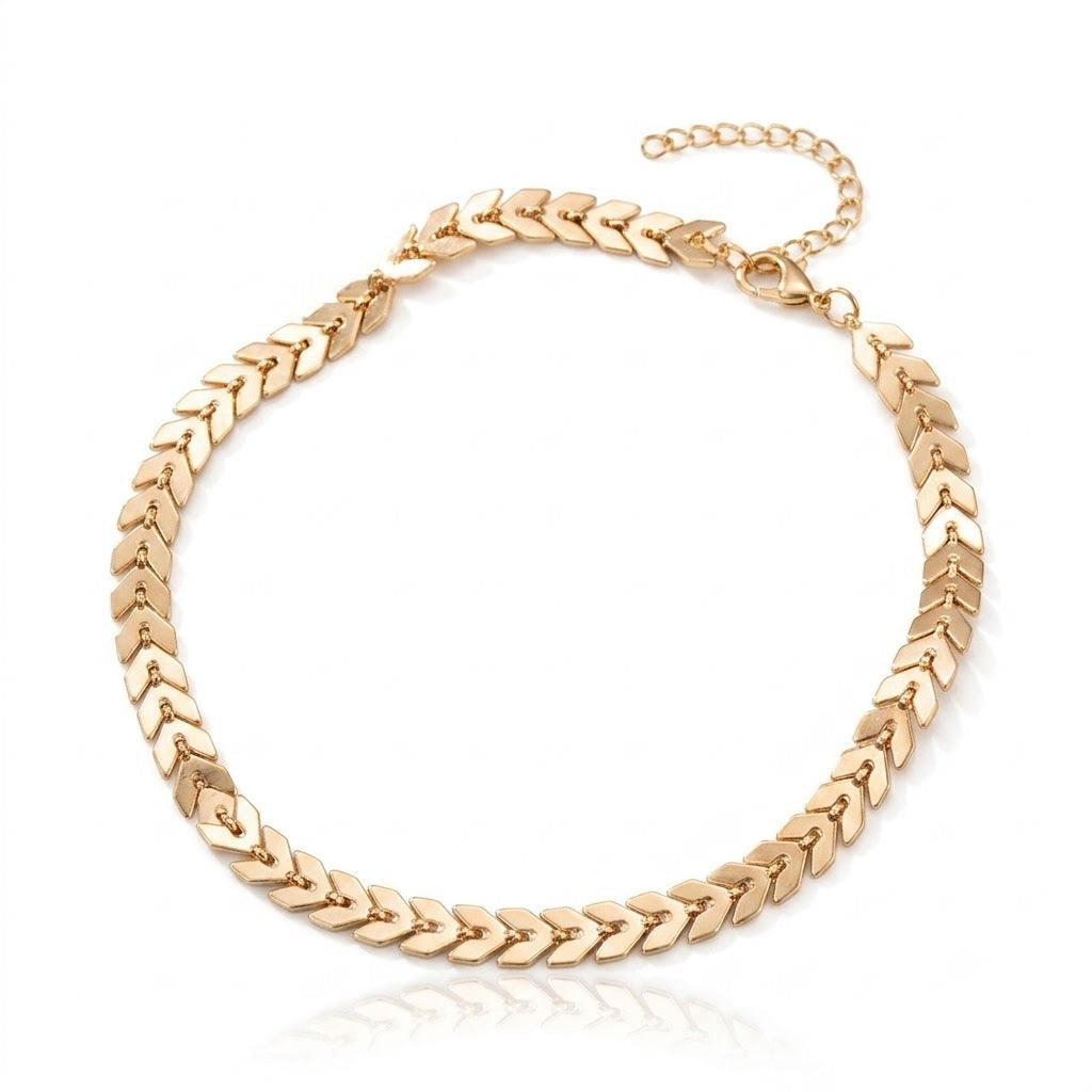 Elegant Gold Chain Necklace Bowlift