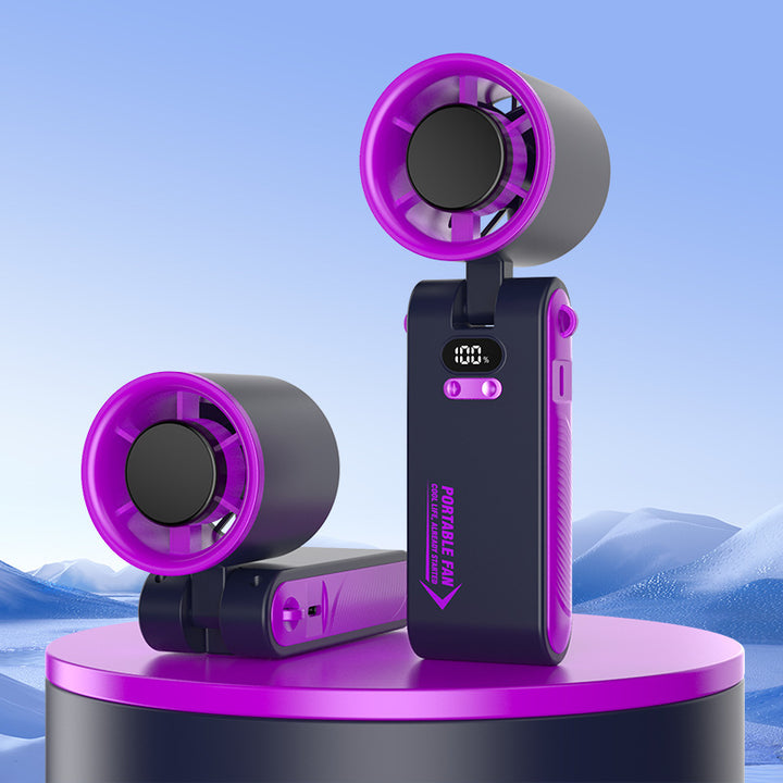 Unisex portable double blower fan Bowlift
