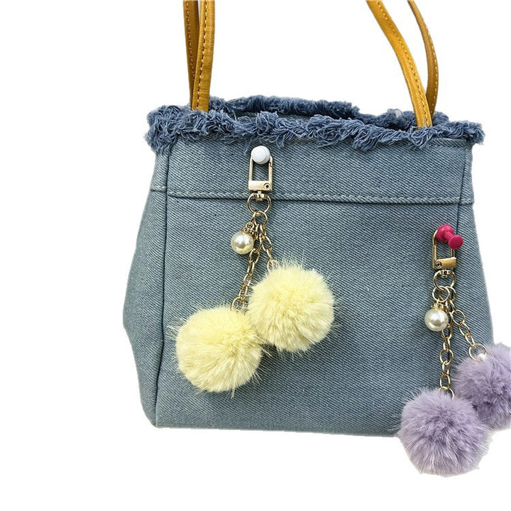 Stylish Denim Tote Bag Bowlift