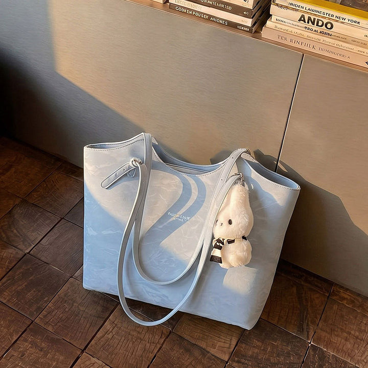 Stylish Textured Tote Bag Bowlift
