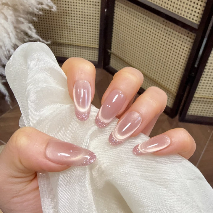 Elegant Gradient Press-On Nails Bowlift