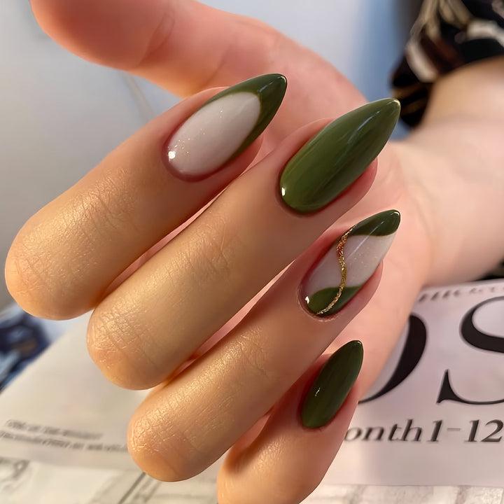 Elegant Stiletto Press-On Nail Art Bowlift
