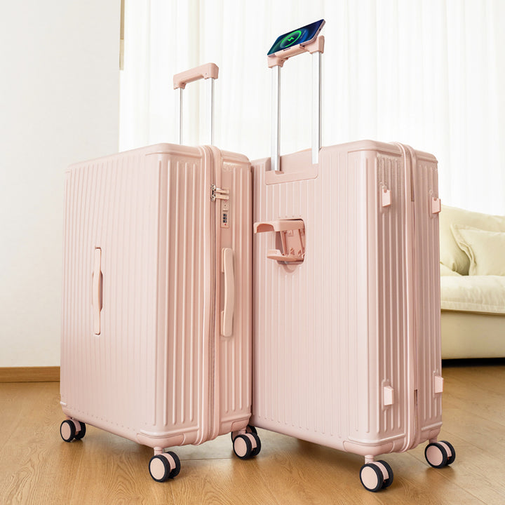 Hard-Shell Expandable Travel Suitcase