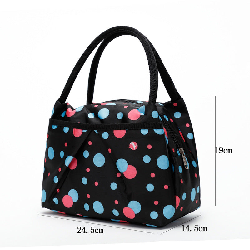 Floral Insulated Lunch Cooler Bag Bowlift