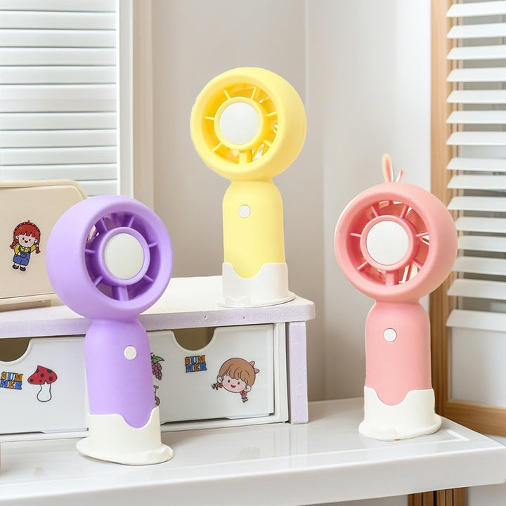 Women's portable handheld fan with USB connection Bowlift