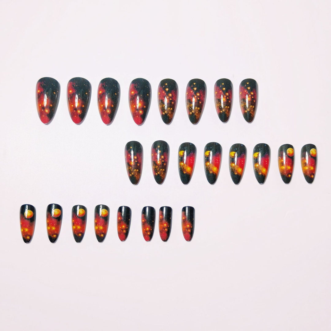 Celestial Galaxy-Inspired Nail Art Bowlift