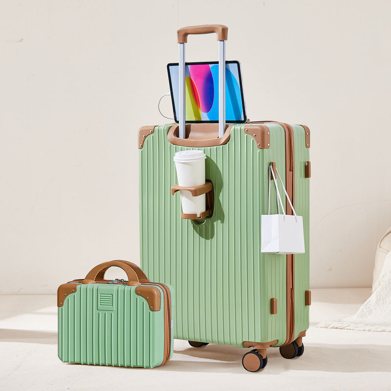 Unisex Innovative Hard-Shell Travel Luggage Set Bowlift