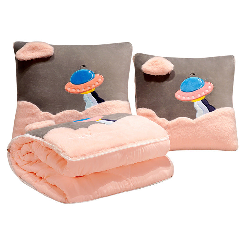 Plush Cushion Set with Cactus Design Bowlift