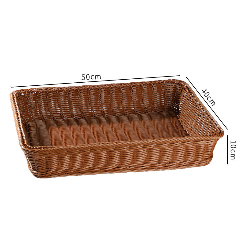 Handwoven Rustic Storage Basket with Ergonomic Design Bowlift