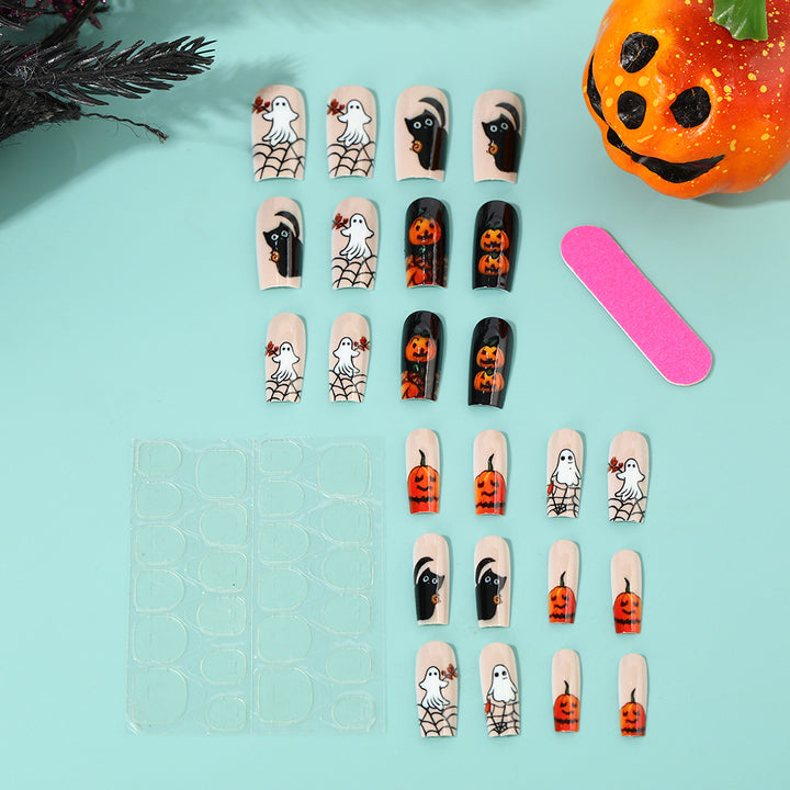 Creative Halloween Art Nails Set Bowlift