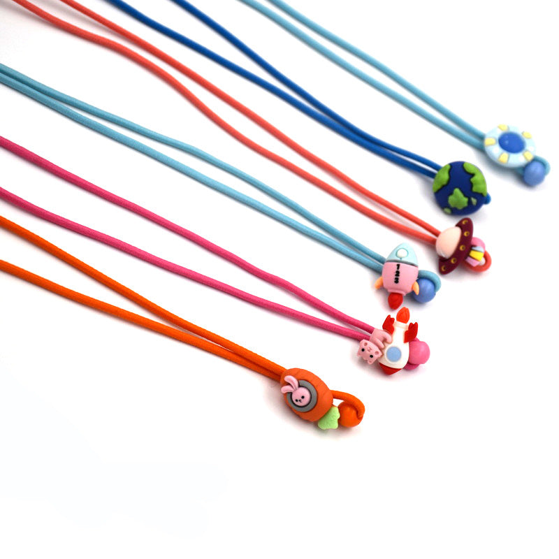 Adjustable Eyewear Retainer with Decorative Bead Bowlift