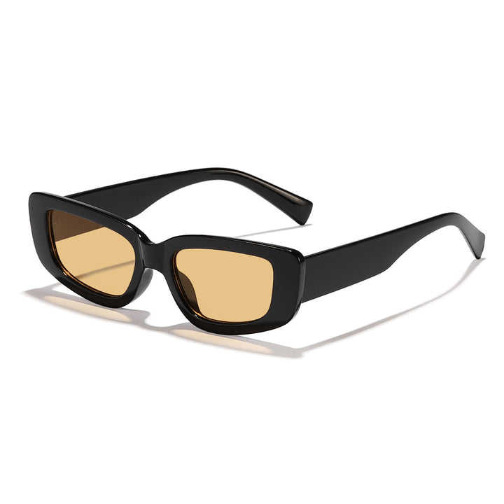 Ladies fashionable Cat-Eye sunglasses with wide plastic frame and UV protection Bowlift