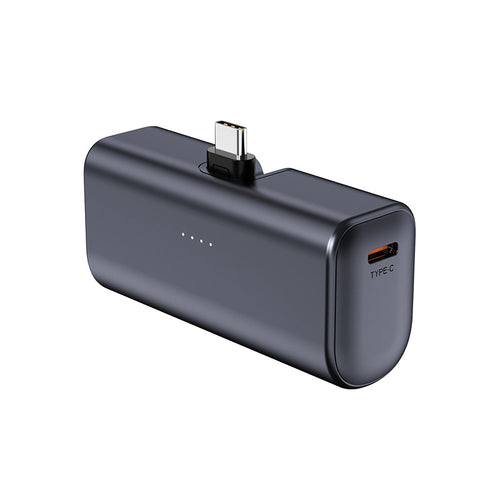 Portable power bank with integrated Type-C connection and LED display Bowlift