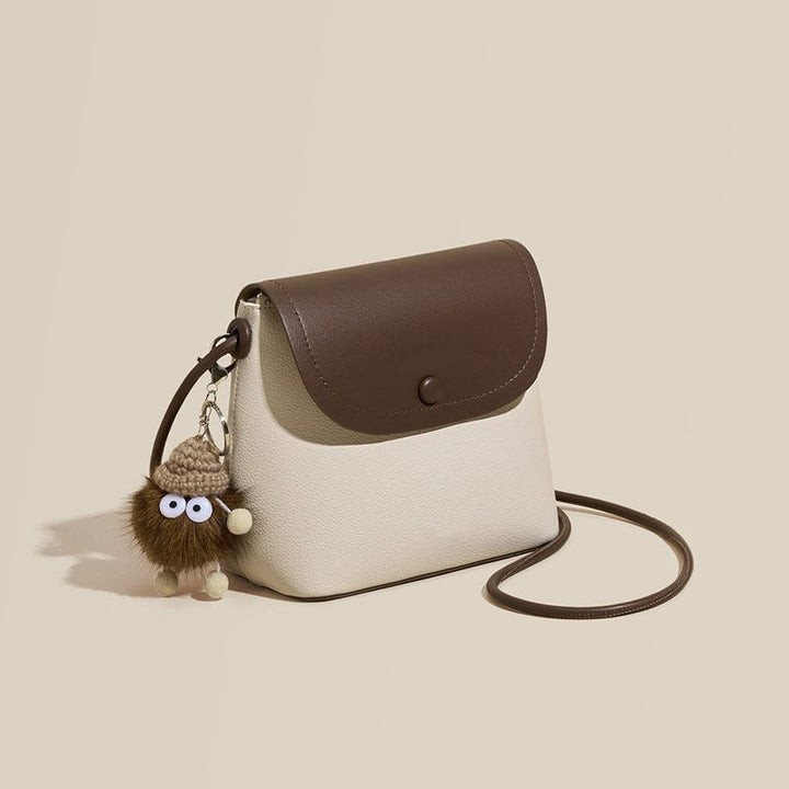 Compact Textured Crossbody Bag Bowlift