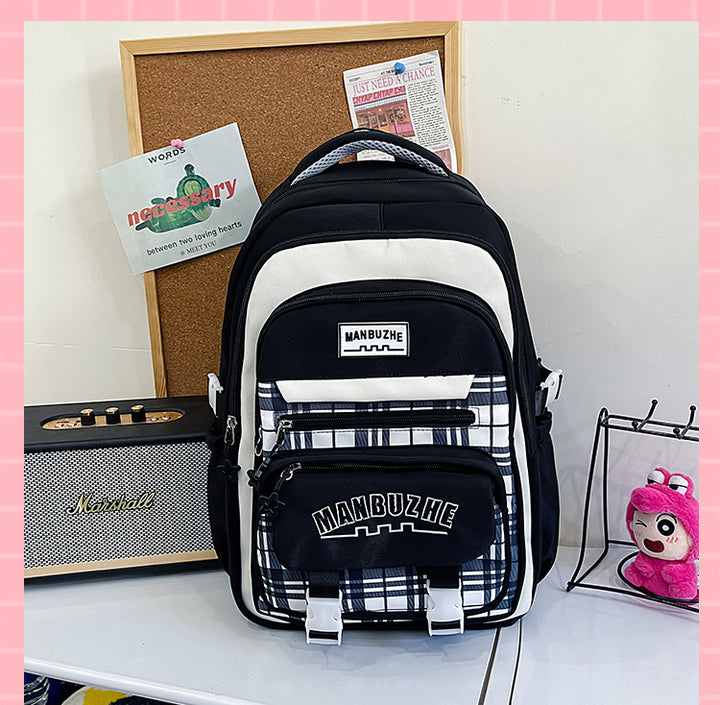 Casual Lightweight School Backpack Bowlift