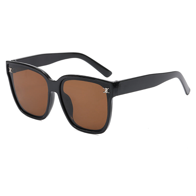 Women's Fashionable oversized sunglasses with diamond-shaped lenses Bowlift
