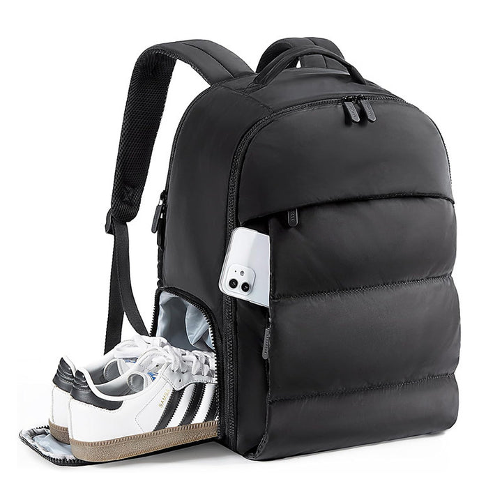 Practical sports backpack with shoe compartment Bowlift